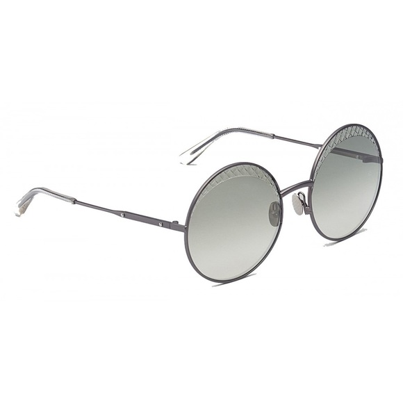 NEW Bottega Veneta Round Sunglasses Green Tinted main image 10